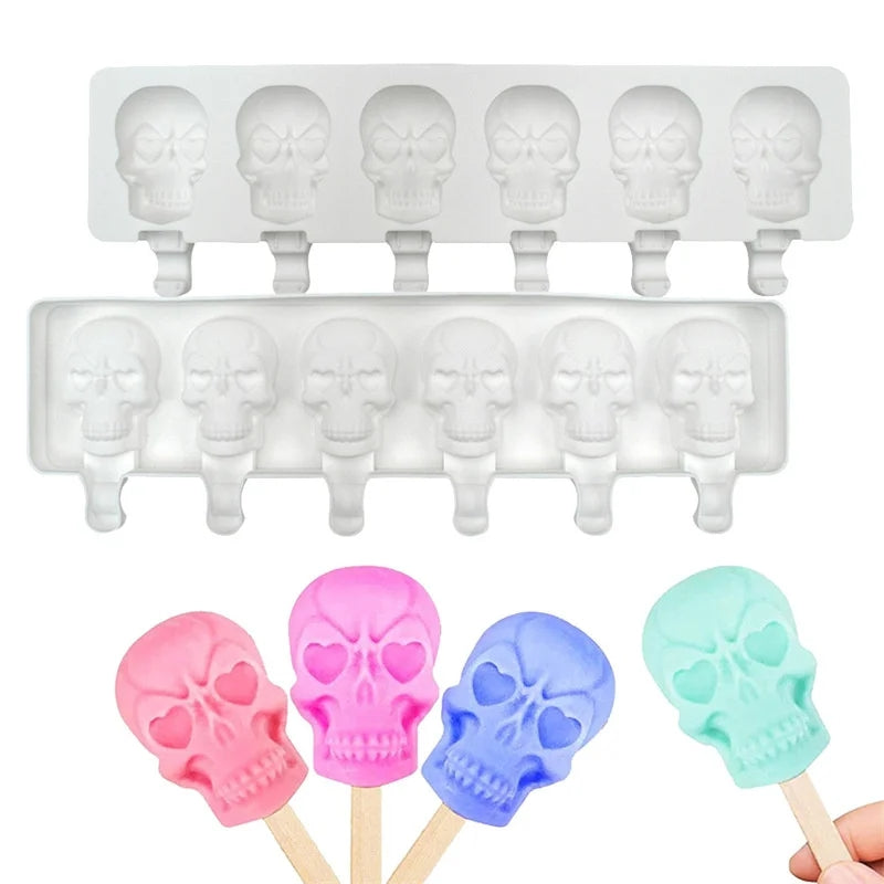 Skull Popsicle Mold