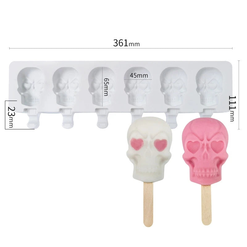 Skull Popsicle Mold