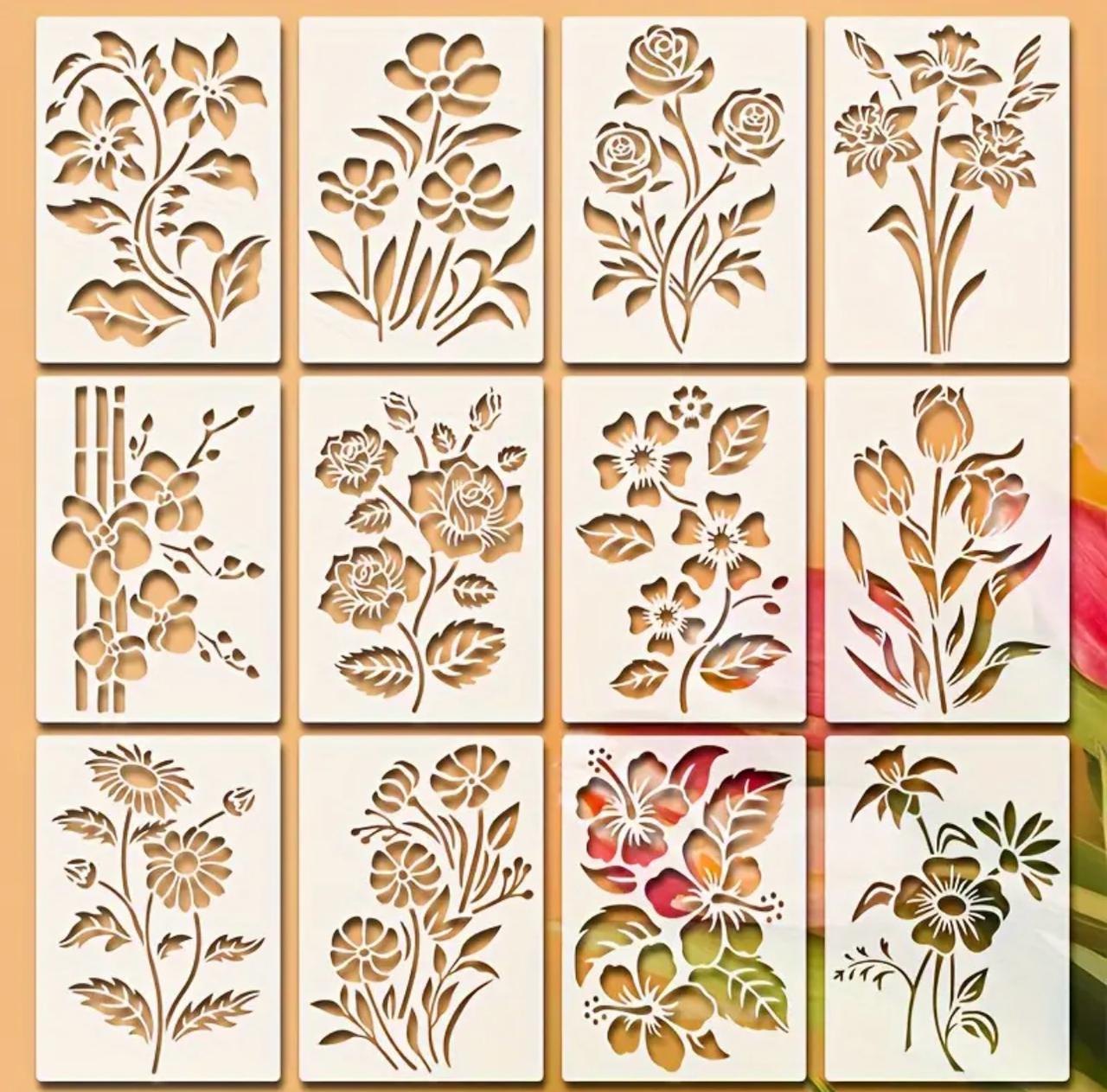 Stencil 12 pcs