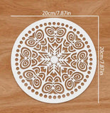 Stencil 20 cm 4 pcs set
