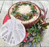 Leaf Foliage Christmas Tree Mold