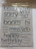 Silicone Clear Stamp