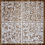 Stencil 4 pcs set