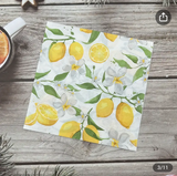 Colourful Printed Paper Napkins