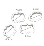 Fondant Cutter 4 pieces