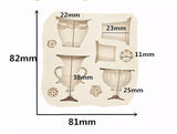 Vase Fondant mold